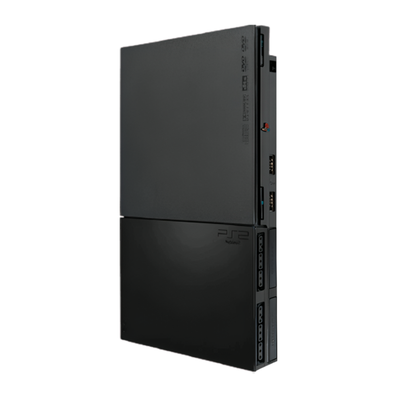 Консоль Sony PlayStation 2 Slim SCPH-9xxx Chip Black Без Геймпада Б/У - Retromagaz