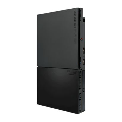 Консоль Sony PlayStation 2 Slim SCPH-9xxx Chip Black Без Геймпада Б/У - Retromagaz