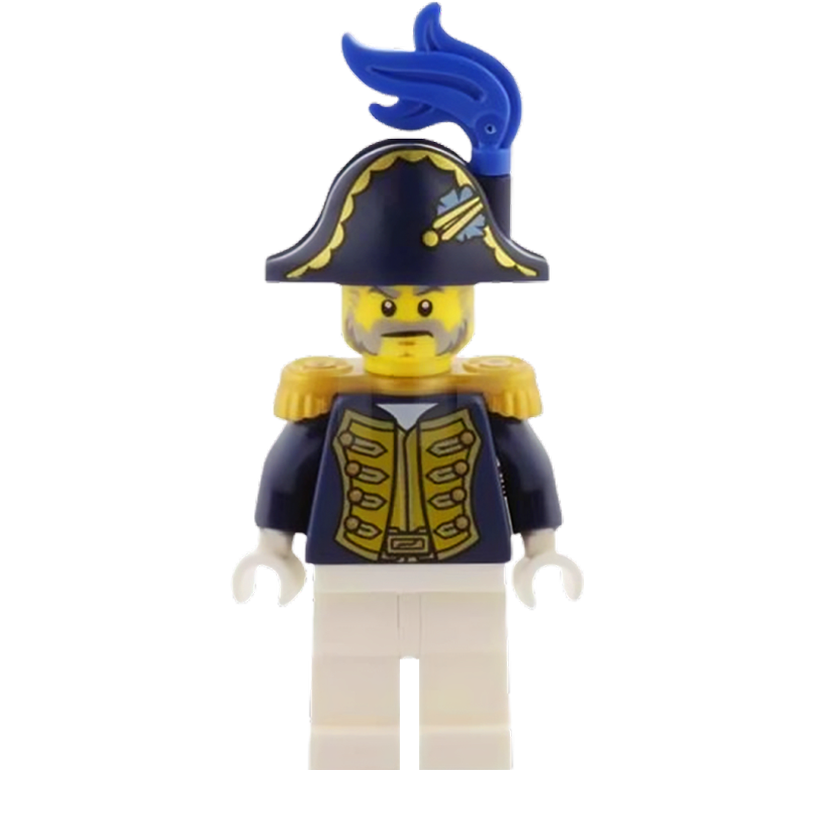Фігурка Lego Pirates Bluecoat Governor Adventure pi156 Б/У - Retromagaz