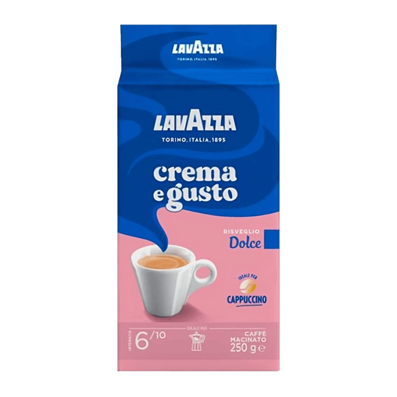 Кофе Молотый Lavazza Crema e Gusto Dolce 250g - Retromagaz