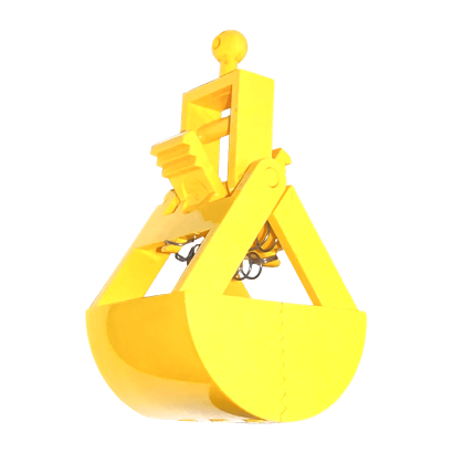 Technic Lego Crane Bucket with Spring and Yellow Handle Інше 3489c01 3490c01 4264969 4614755 6021197 Yellow Б/У - Retromagaz