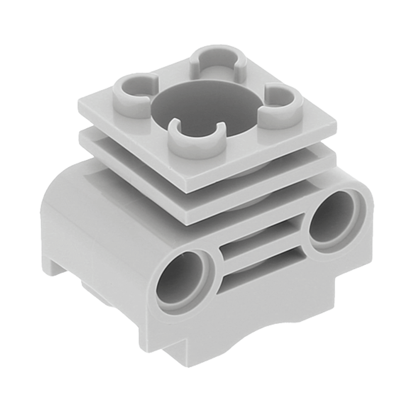 Technic 20шт Lego Поршневой Двигатель Cylinder 2850b 4234251 Light Bluish Grey Б/У - Retromagaz
