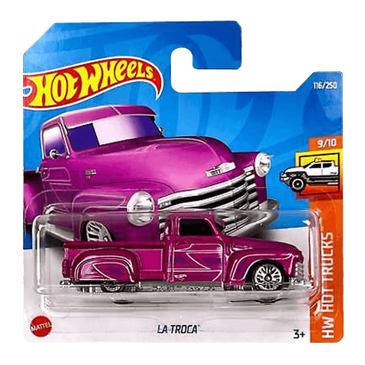 Машинка Базова Hot Wheels La Troca Hot Trucks HCX77 Pink Новий - Retromagaz