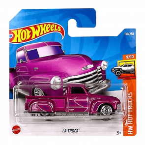 Машинка Базова Hot Wheels La Troca Hot Trucks HCX77 Pink Новий