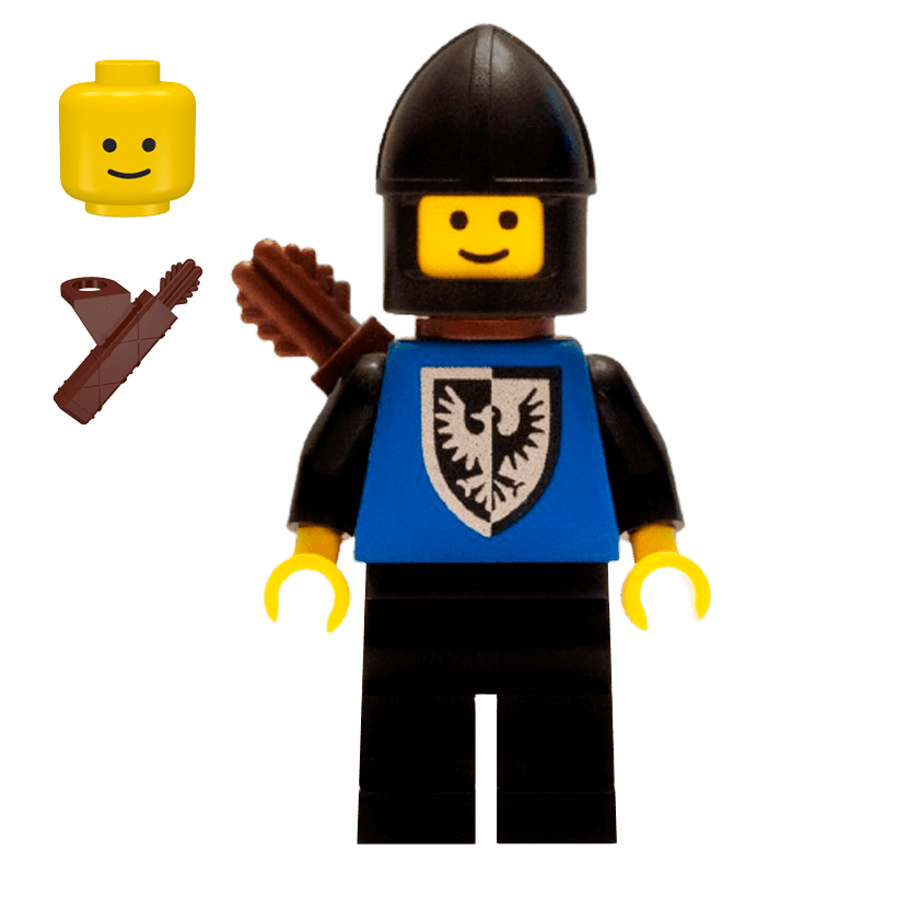 Фігурка Lego Black Falcons Knight Castle cas301 Б/У - Retromagaz