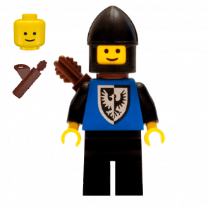 Фигурка Lego Castle Black Falcons Knight cas301 1шт Б/У Хороший - Retromagaz