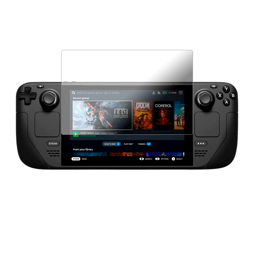 Защитное Стекло RMC Steam Deck OLED Cover Trans-Clear Новый - Retromagaz