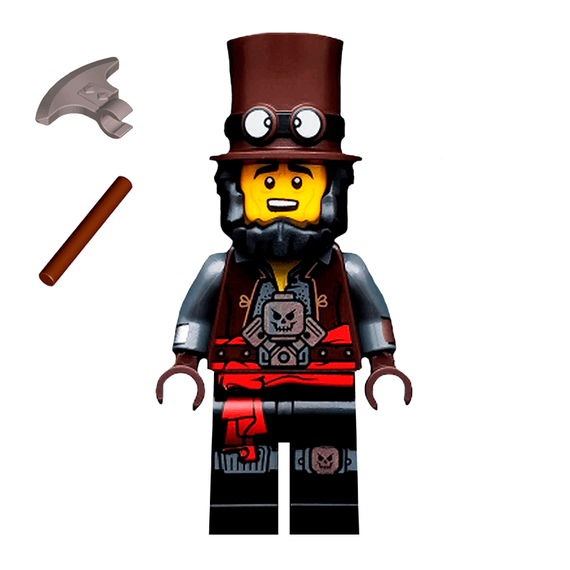 Фигурка Lego Cartoons The Lego Movie coltlm2-13 Новый Abe Apocalypseburg - Retromagaz