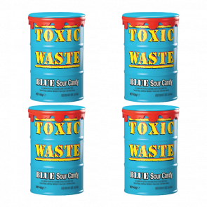 Цукерки 4шт Toxic Waste Blue Sour Candy 42g - Retromagaz
