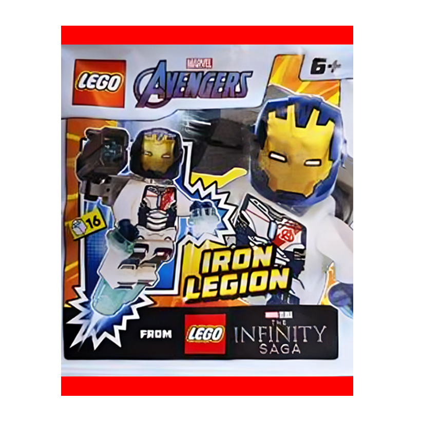 Конструктор Lego Фигурка Iron Legion Paper Bag Marvel 242501 sh1035 Новый - Retromagaz