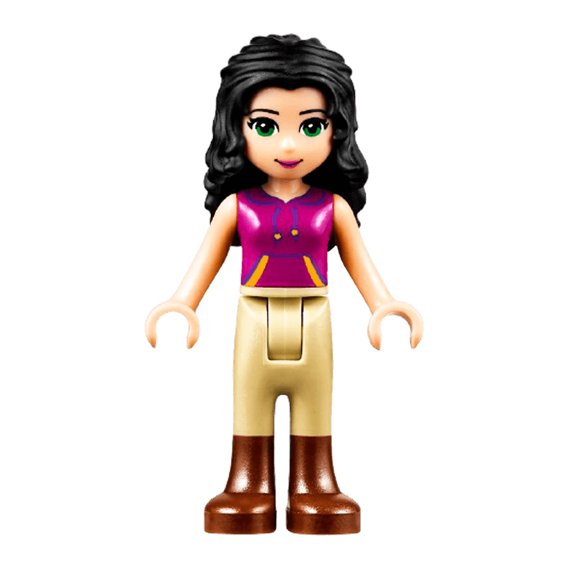 Фигурка Lego Girl Emma Tan Riding Pants Friends frnd156 Б/У - Retromagaz