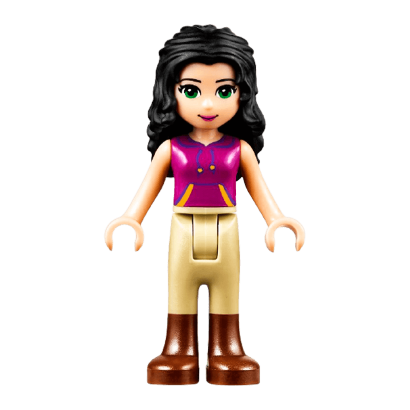 Фігурка Lego Emma Tan Riding Pants Friends Girl frnd156 Б/У - Retromagaz