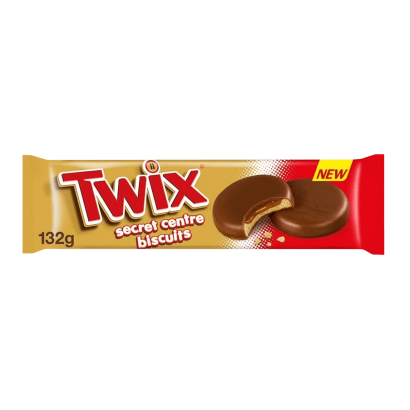 Печиво Twix Secret Centre Biscuits з Карамеллю 132g - Retromagaz