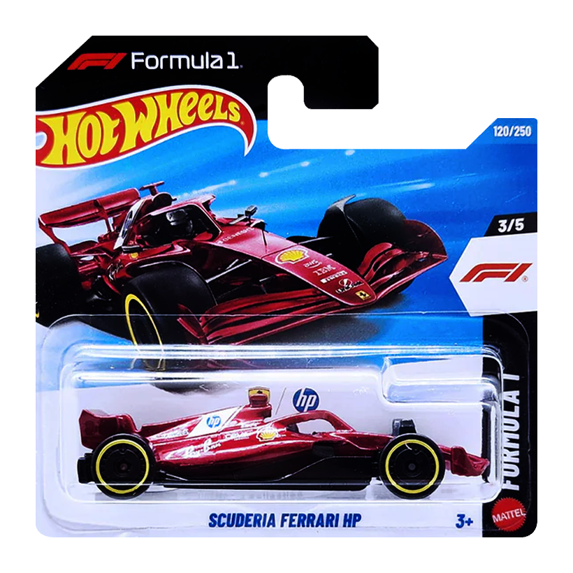 Машинка Базовая Hot Wheels Scuderia Ferrari HP 1:64 JJJ78 Red - Retromagaz