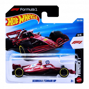 Машинка Базовая Hot Wheels Scuderia Ferrari HP 1:64 JJJ78 Red - Retromagaz