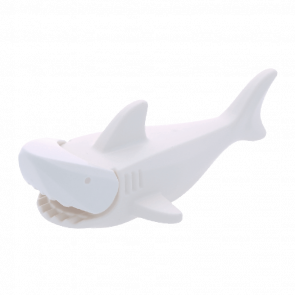 Фігурка Lego Вода Shark with Gills Animals 14518c01 White Б/У - Retromagaz