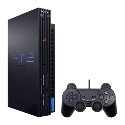 Консоль Sony PlayStation 2 SCPH-3xxx Free MC Boot Black + 10 Встроенных Игр Нерабочий Привод Б/У - Retromagaz