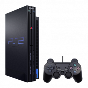 Консоль Sony PlayStation 2 SCPH-3xxx Free MC Boot Black + 10 Вбудованих Ігор Неробочий Привід Б/У