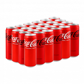 Набір Напій 12шт Coca-Cola Original Taste 330ml + 12шт Zero Sugar - Retromagaz