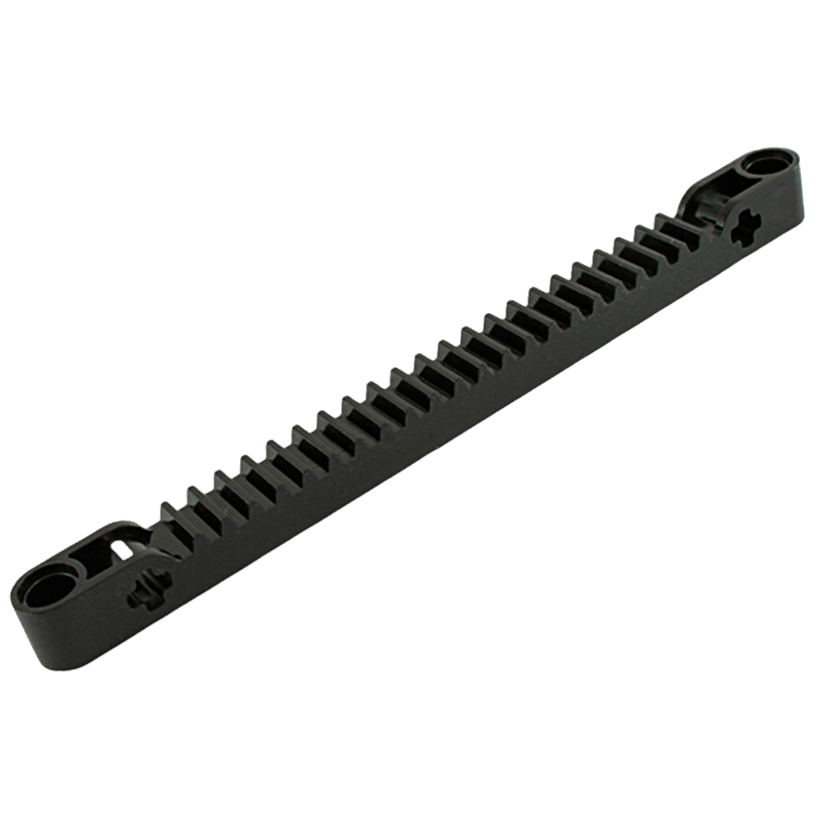 Technic Lego Зубчаста Рейка with Axle and Pin Holes 1 x 13 64781 4540906 6302830 Black Б/У - Retromagaz