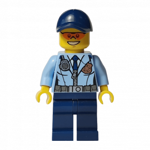 Фігурка Lego 973pb2169 Officer Orange Sunglasses City Police cty0615 Б/У