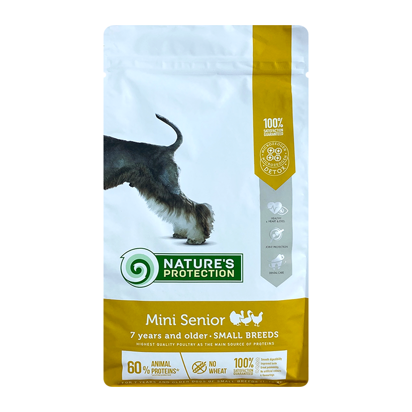Сухой Корм Nature's Protection для Собак Nature's Protection Mini Senior Домашняя Птица 2kg - Retromagaz