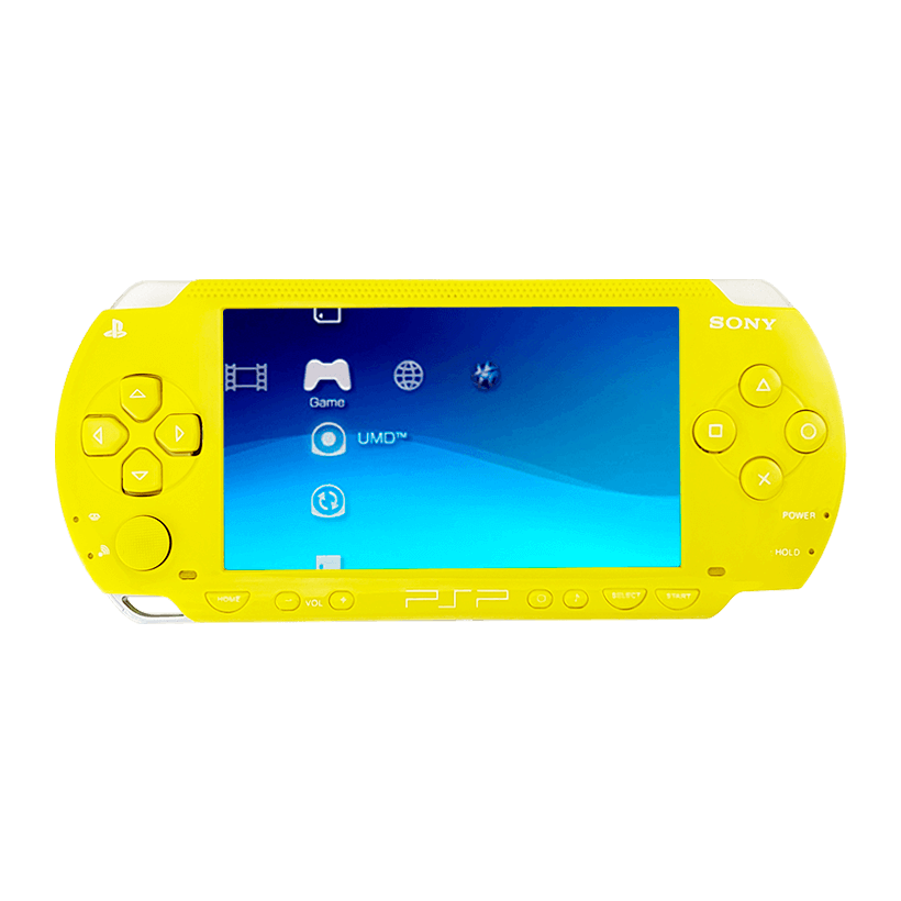 Консоль Sony PlayStation Portable PSP-1ххх Yellow Б/У - Retromagaz