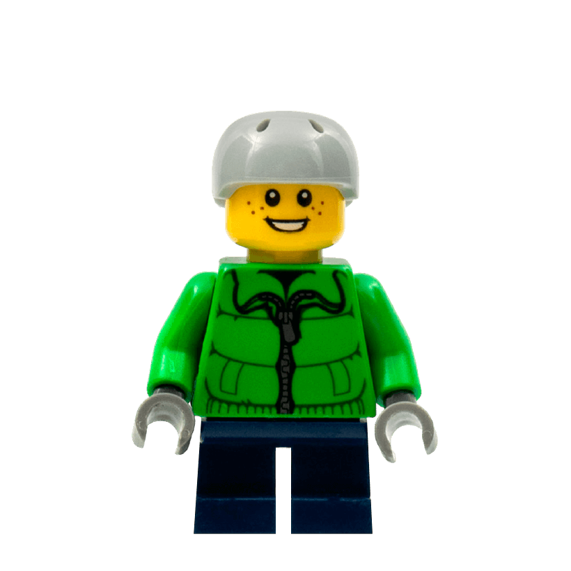 Фигурка Lego People 973pb0946 Winter Jacket Zipper City cty0336 Б/У - Retromagaz