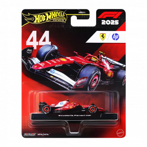 Машинка Premium Hot Wheels Scuderia Ferrari HP (#44 Lewis Hamilton) 1:64 JKD86 Red - Retromagaz