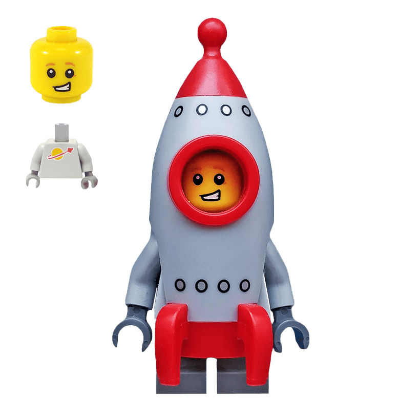 Фігурка Lego Series 17 Rocket Boy Collectible Minifigures col17-13 col298 Б/У - Retromagaz