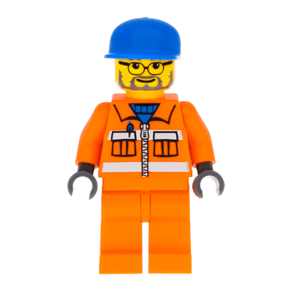 Фигурка Lego Construction 973pb0263 Sanitary Engineer 3 City cty0158 Б/У - Retromagaz