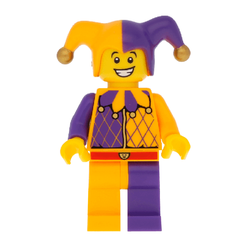 Фігурка Lego Series 12 Jester Collectible Minifigures col12-9 col187 Б/У - Retromagaz