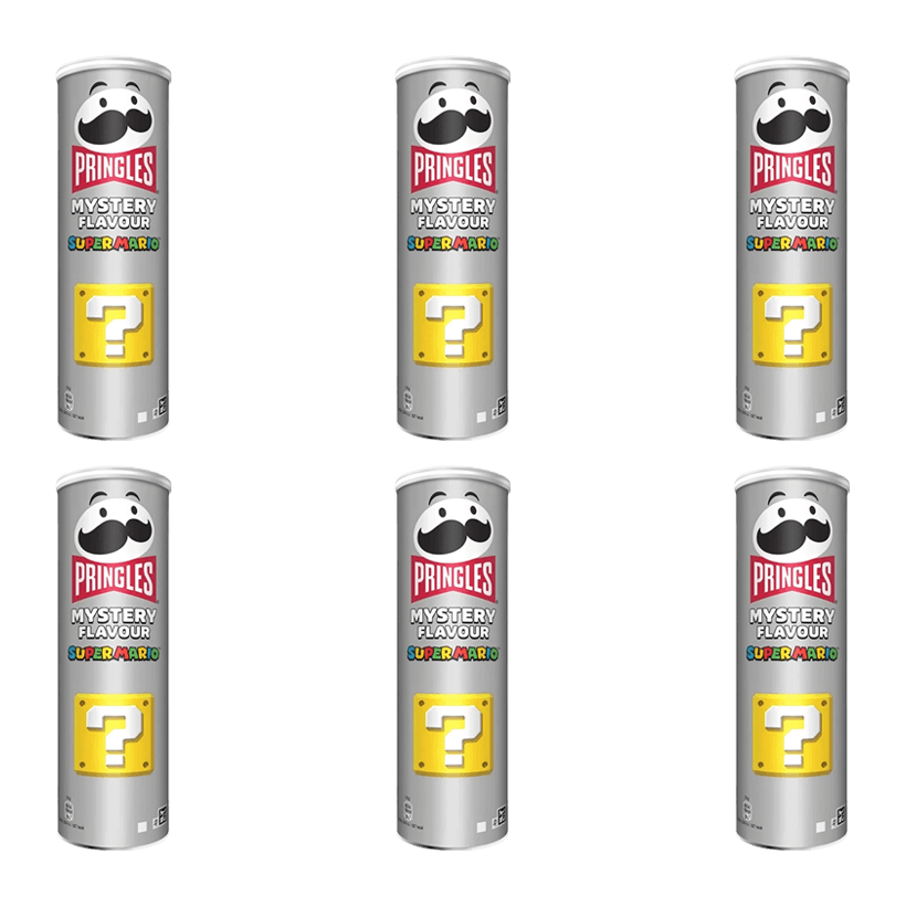 Набір Чипси 6шт Pringles Mystery Flavour Super Mario 165g - Retromagaz