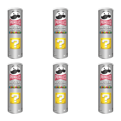 Набор Чипсы 1шт 6шт Pringles Mystery Flavour Super Mario 165g - Retromagaz