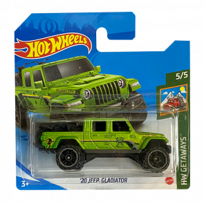 Машинка Базовая Hot Wheels '20 Jeep Gladiator Getaways 1:64 GTC83 Green