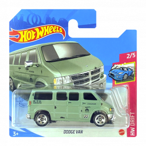 Машинка Базова Hot Wheels Dodge Van Drift 1:64 GRX21 Turquoise - Retromagaz