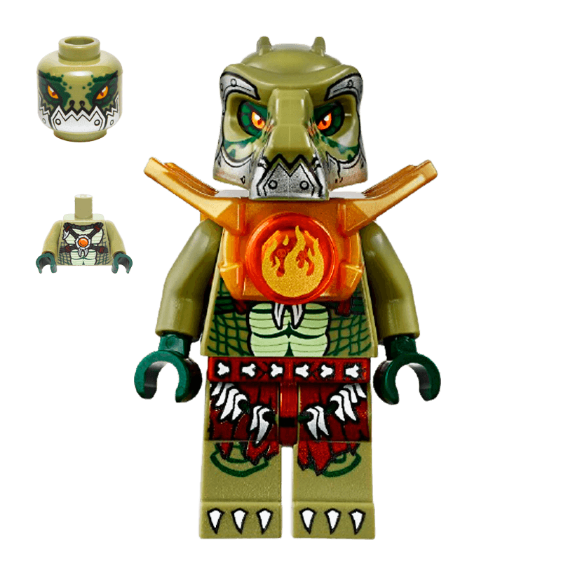Фігурка Lego Crocodile Tribe Crokenburg Legends of Chima loc121 Б/У - Retromagaz