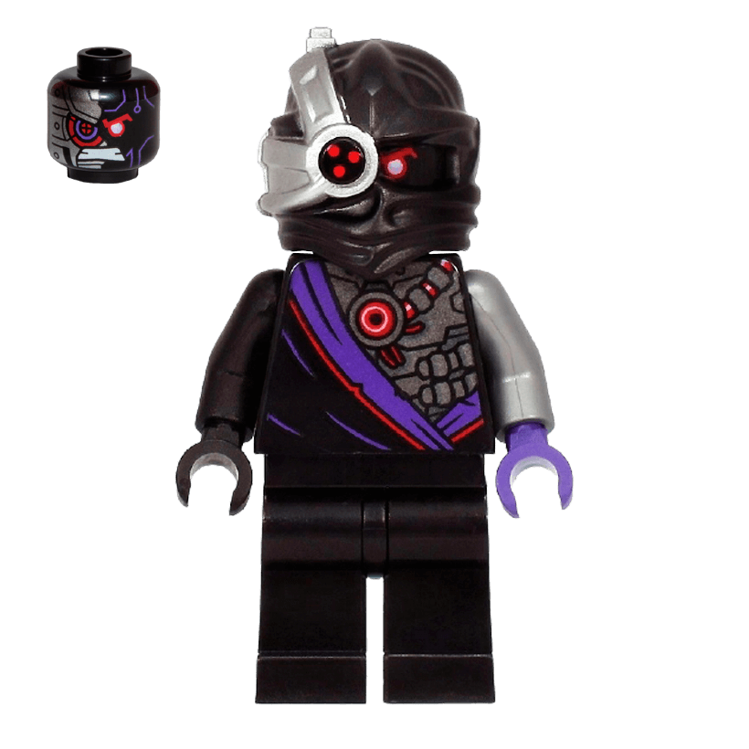 Фигурка Lego Nindroids Warrior Dual Sided Head Ninjago njo0577 Б/У - Retromagaz