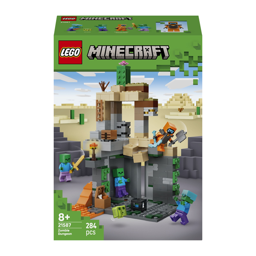 Конструктор Lego Підземелля Зомбі Minecraft 21587 Новий - Retromagaz