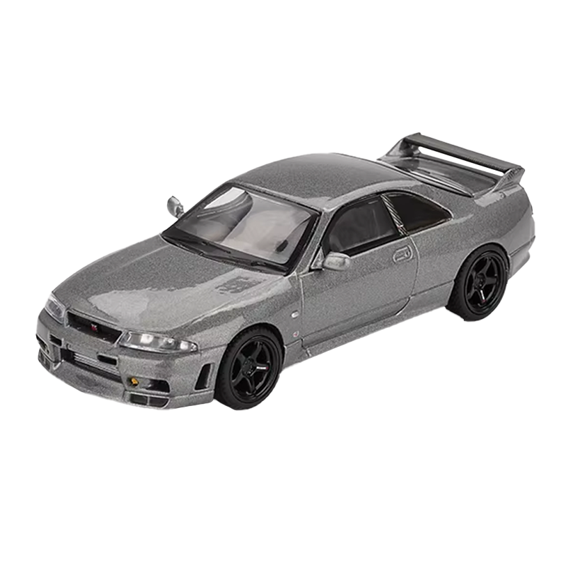 Машинка Premium MINI GT NISSAN Skyline GT-R 1:64 MGT01128-CH Grey - Retromagaz
