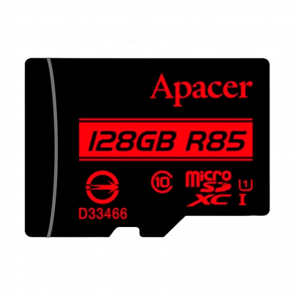 Карта Пам'яті Apacer microSDXC R85MB/s 128GB Black Б/У Відмінний