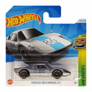 Машинка Базова Hot Wheels Porsche 904 Carrera GTS Exotics 1:64 HRY73 Grey