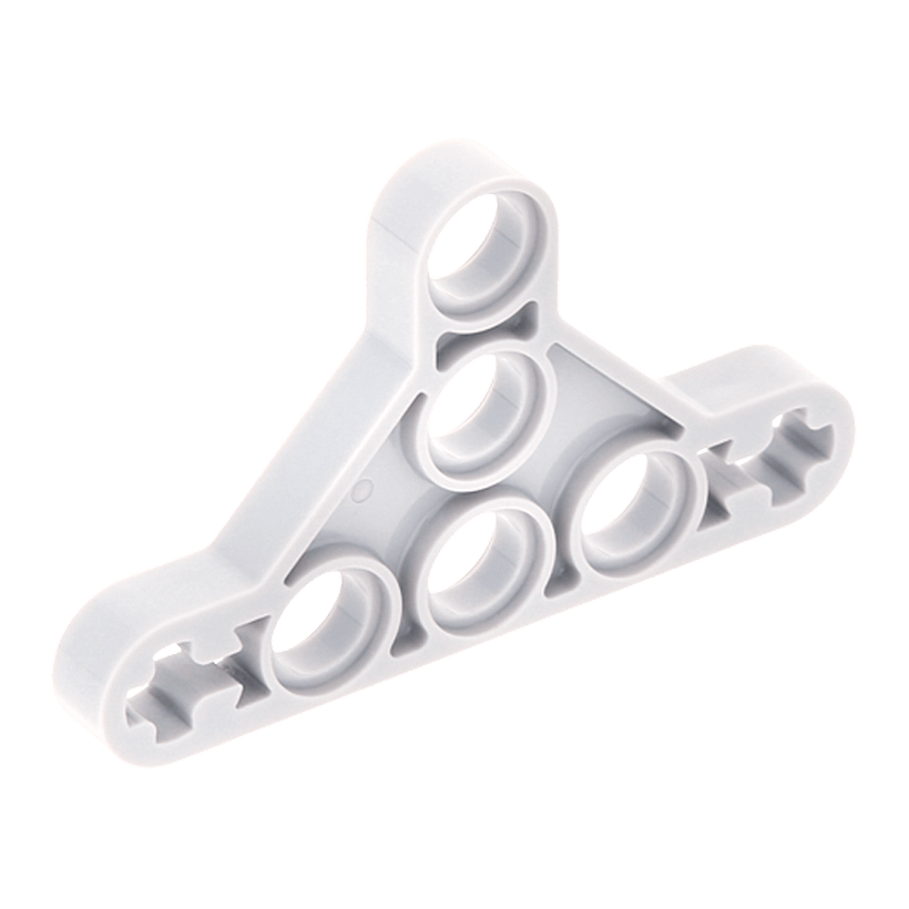 Technic 20шт Lego Балка Тонкая Треугольная Type II 3 x 5 99773 65193 6009019 6331428 Light Bluish Grey Б/У - Retromagaz