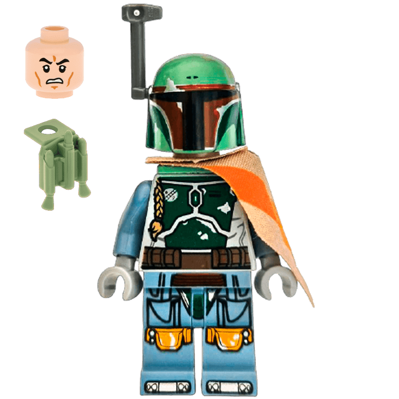 Фігурка Lego Інше Boba Fett Pauldron Cloth with Dark Orange Stripe Pattern Star Wars sw0711 Б/У - Retromagaz