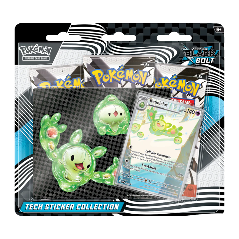 Картки Колекційна Гра Pokemon Black Bolt Tech Sticker Collection - Retromagaz