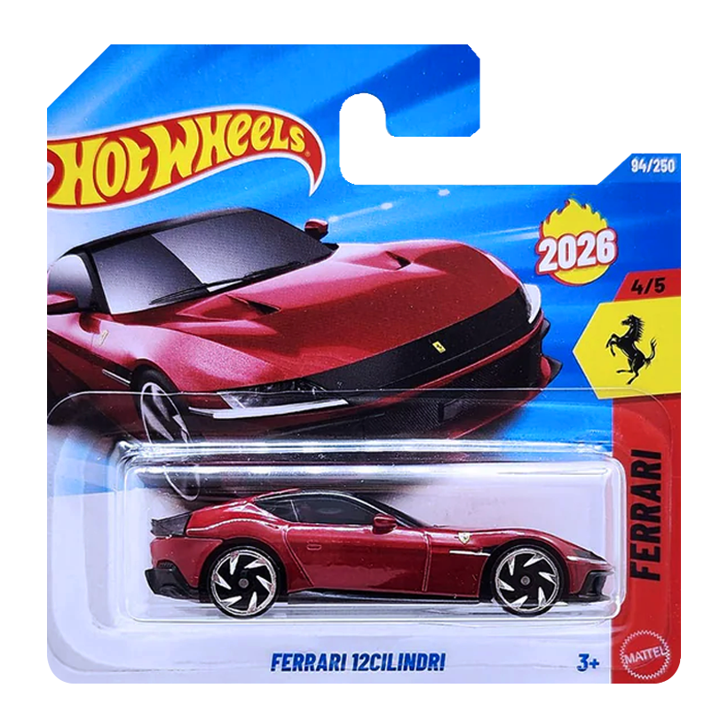 Машинка Базовая Hot Wheels Ferrari 12Cilindri Ferrari 1:64 JJH41