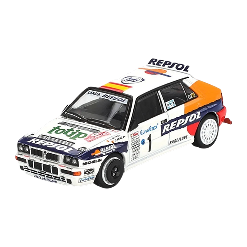 Машинка Premium MINI GT Lancia Delta HF Integrale Evoluzione #1 1993 Rallye Monte-Carlo 1:64 MGT01131 White - Retromagaz