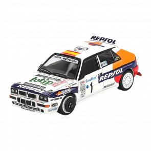 Машинка Premium MINI GT Lancia Delta HF Integrale Evoluzione #1 1993 Rallye Monte-Carlo 1:64 MGT01131 White - Retromagaz