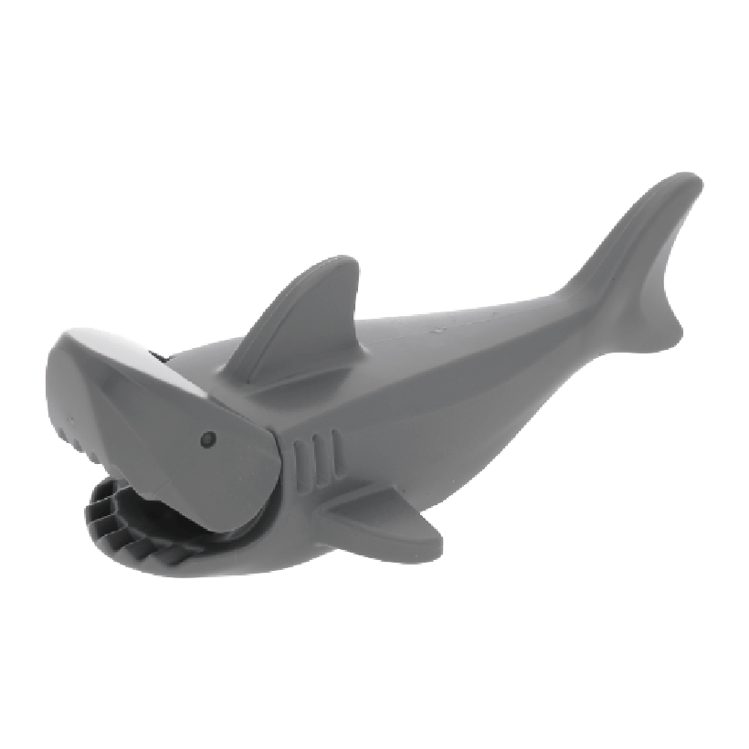 Фигурка Lego Вода Shark with Gills Animals 14518c01 Dark Bluish Grey Б/У - Retromagaz