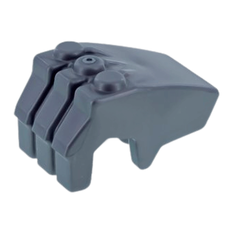 Оружие 2шт Lego Другое Hand Gorilla Fist Minifigure Hand 11092 6037408 Flat Silver Б/У - Retromagaz